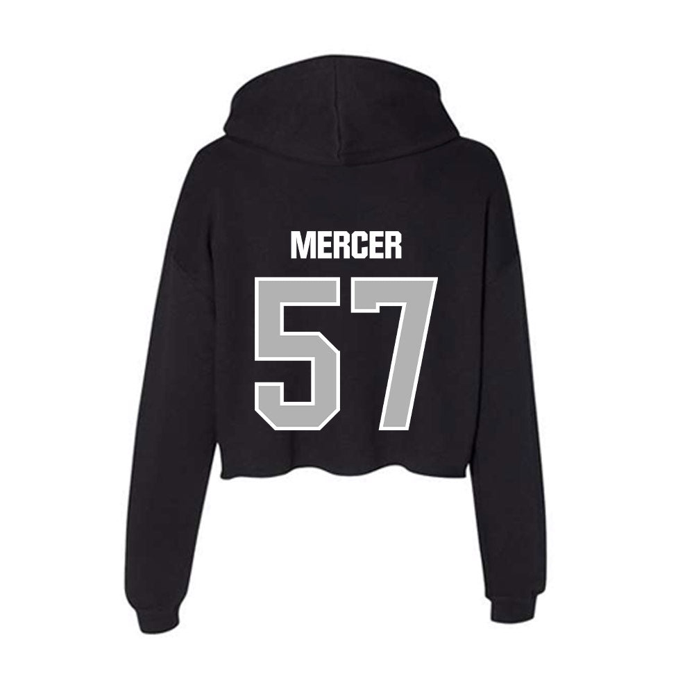 Troy - NCAA Football : Noah Mercer - Women's Crop Fleece Hoodie-1