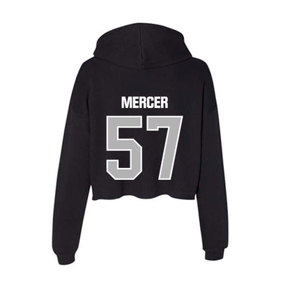 Troy - NCAA Football : Noah Mercer - Women's Crop Fleece Hoodie-1