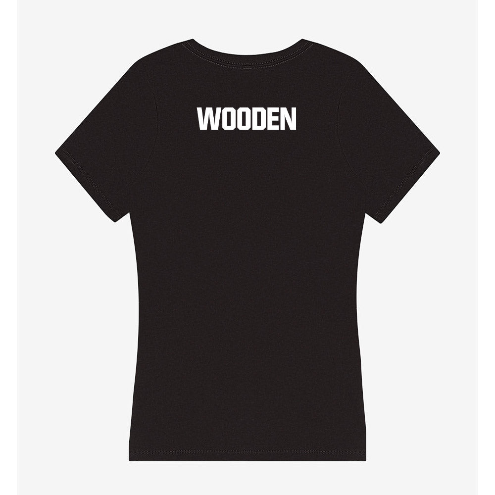 Troy - NCAA Women's Track & Field : Sabria Wooden - Women's V-Neck T-Shirt-1