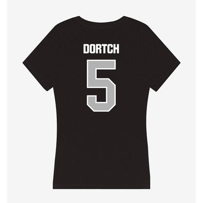 Troy - NCAA Football : Mojo Dortch - Women's V-Neck T-Shirt-1