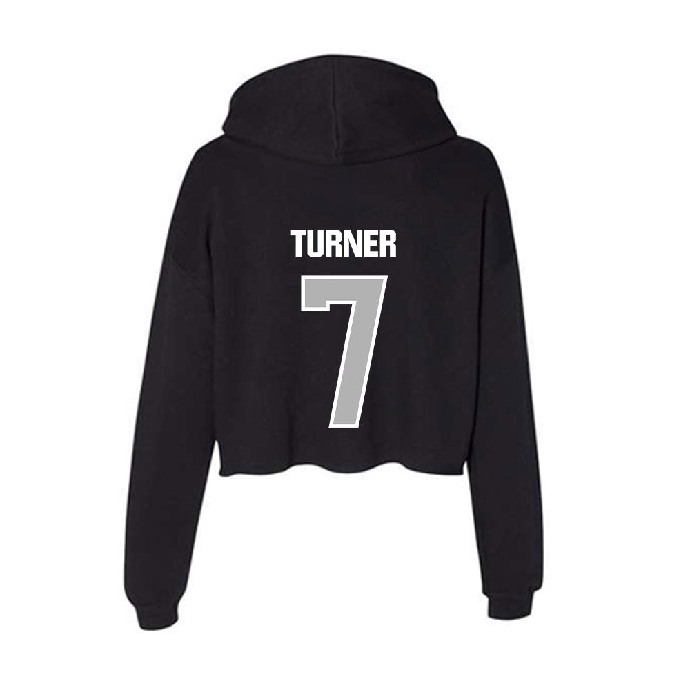Troy - NCAA Football : Jordan Turner - Women's Crop Fleece Hoodie-1