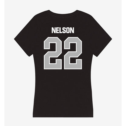 Troy - NCAA Baseball : Drew Nelson - Women's V-Neck T-Shirt-1