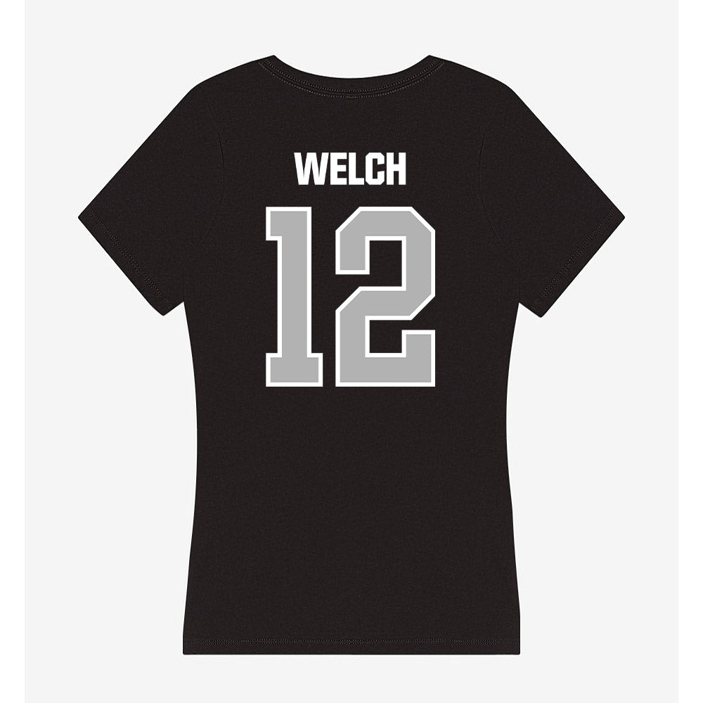 Troy - NCAA Football : Shemar Welch - Women's V-Neck T-Shirt-1