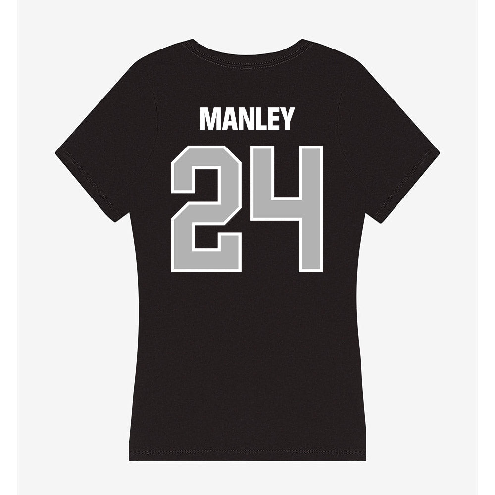 Troy - NCAA Football : Kinnick Manley - Women's V-Neck T-Shirt-1