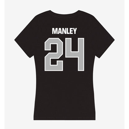 Troy - NCAA Football : Kinnick Manley - Women's V-Neck T-Shirt-1