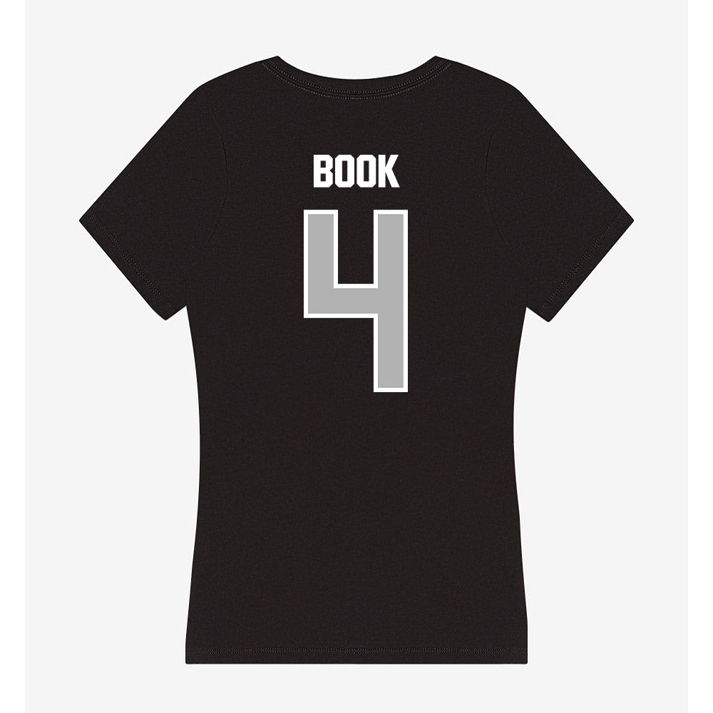 Troy - NCAA Baseball : Nolan Book - Women's V-Neck T-Shirt-1