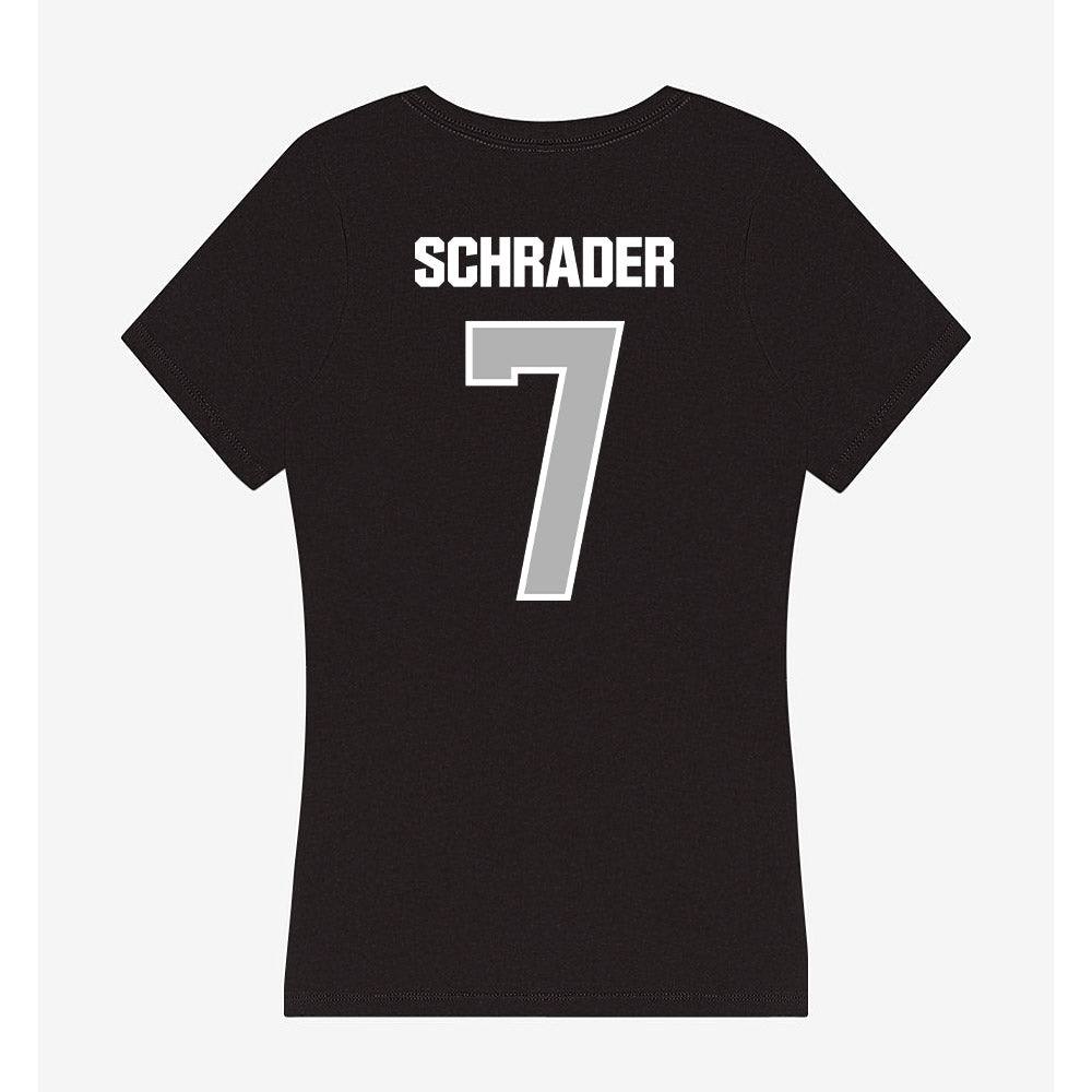 Troy - NCAA Baseball : Gavin Schrader - Women's V-Neck T-Shirt-1