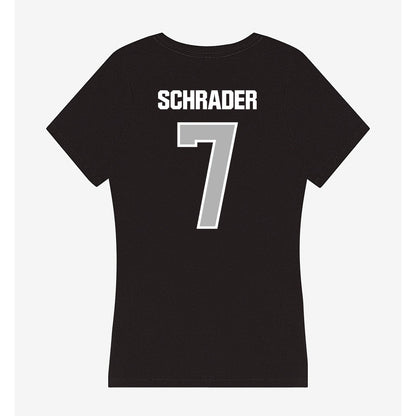 Troy - NCAA Baseball : Gavin Schrader - Women's V-Neck T-Shirt-1