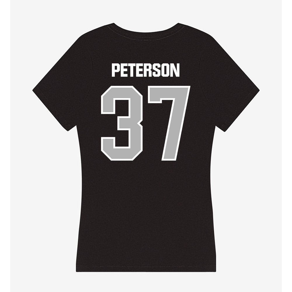 Troy - NCAA Football : Jalen Peterson - Women's V-Neck T-Shirt-1