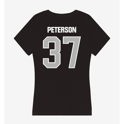 Troy - NCAA Football : Jalen Peterson - Women's V-Neck T-Shirt-1