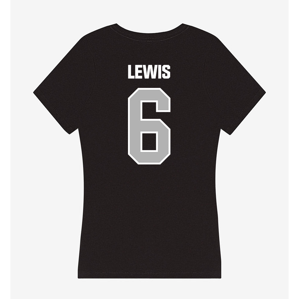Troy - NCAA Football : Chris Lewis - Women's V-Neck T-Shirt-1
