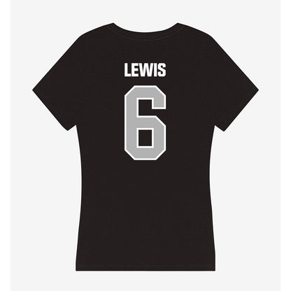Troy - NCAA Football : Chris Lewis - Women's V-Neck T-Shirt-1