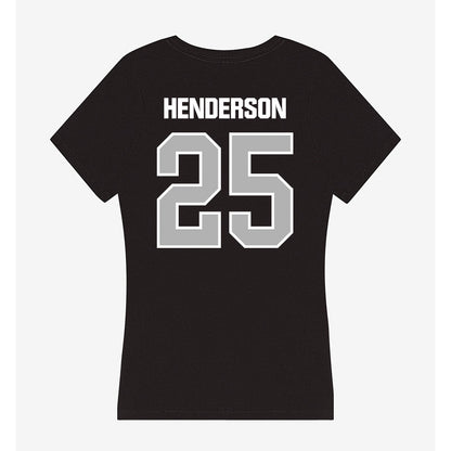 Troy - NCAA Football : Kavion Henderson - Women's V-Neck T-Shirt-1