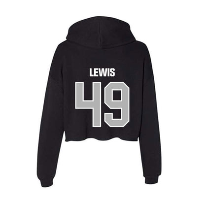 Troy - NCAA Football : Austin Lewis - Women's Crop Fleece Hoodie-1