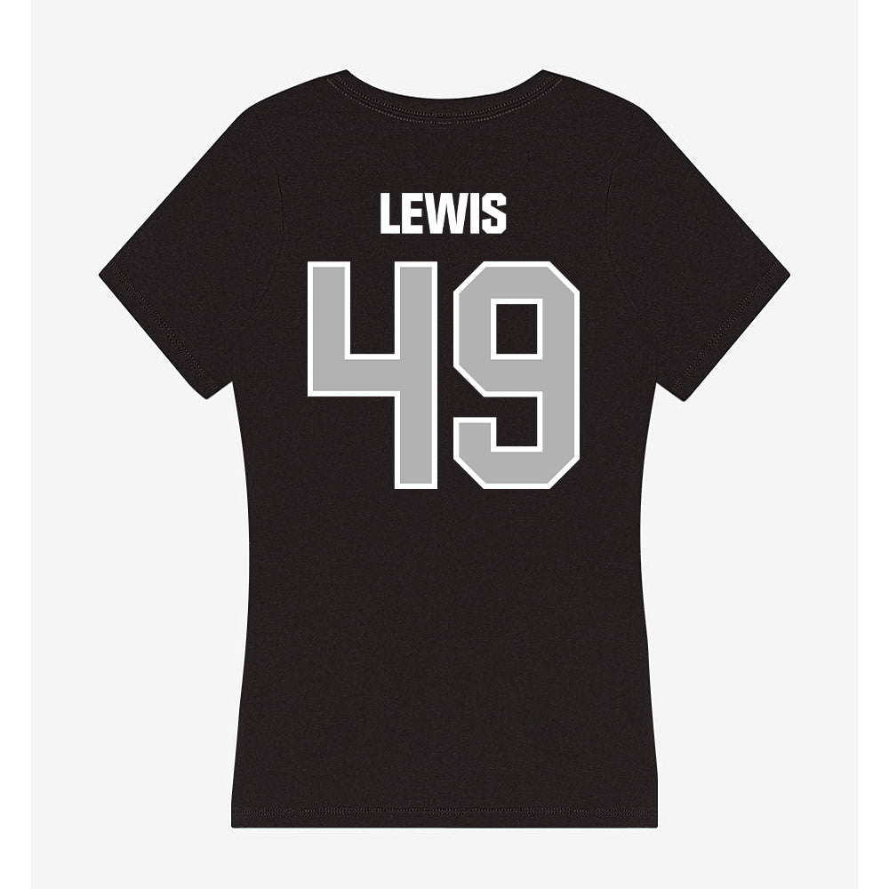 Troy - NCAA Football : Austin Lewis - Women's V-Neck T-Shirt-1