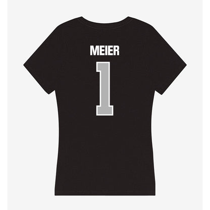 Troy - NCAA Baseball : Steven Meier - Women's V-Neck T-Shirt-1