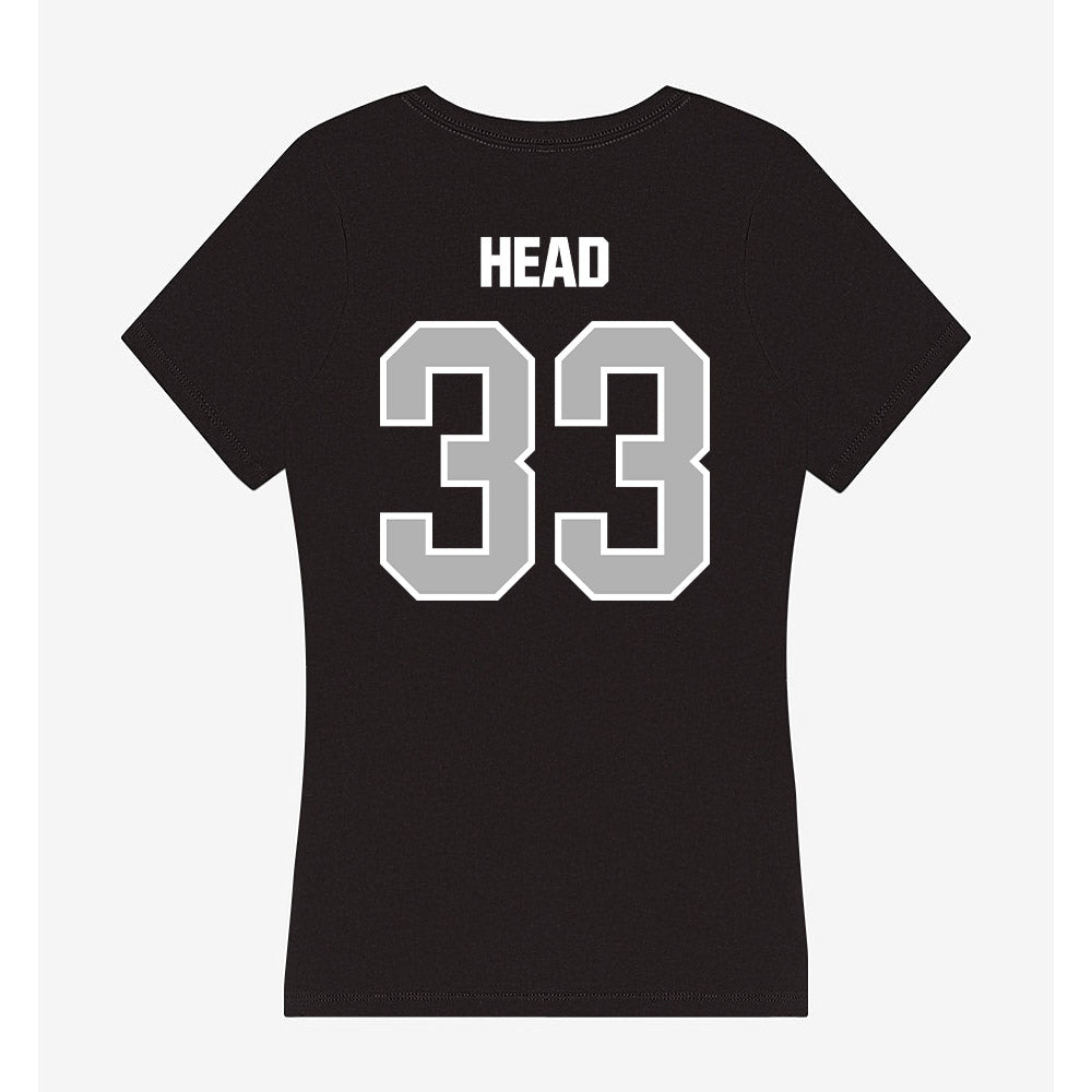 Troy - NCAA Football : Ethan Head - Women's V-Neck T-Shirt-1