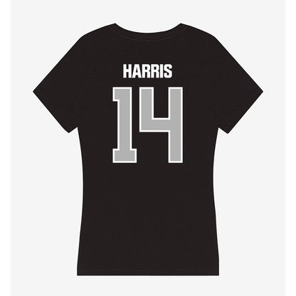 Troy - NCAA Football : Marquis Harris - Women's V-Neck T-Shirt-1