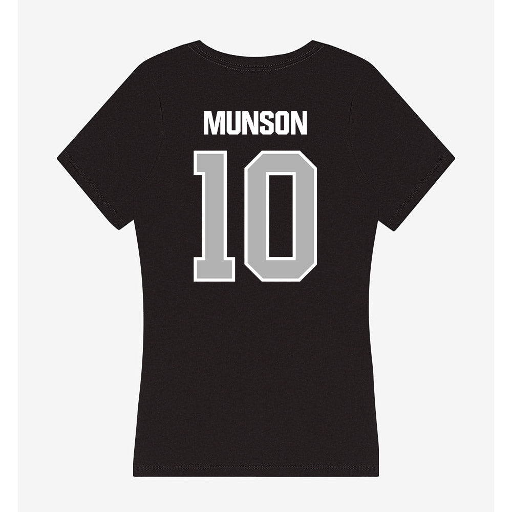Troy - NCAA Softball : Kam Munson - Women's V-Neck T-Shirt-1