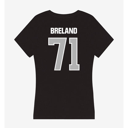 Troy - NCAA Football : Antwone Breland - Women's V-Neck T-Shirt-1