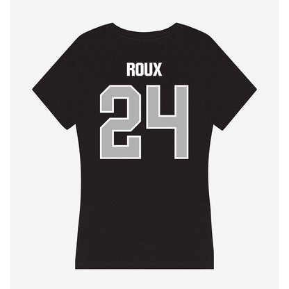 Troy - NCAA Football : Jeremiah Roux - Women's V-Neck T-Shirt-1