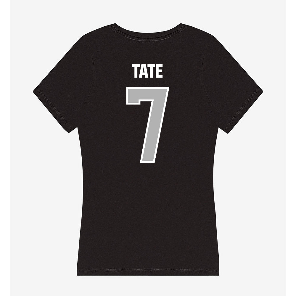 Troy - NCAA Football : Kristian Tate - Women's V-Neck T-Shirt-1