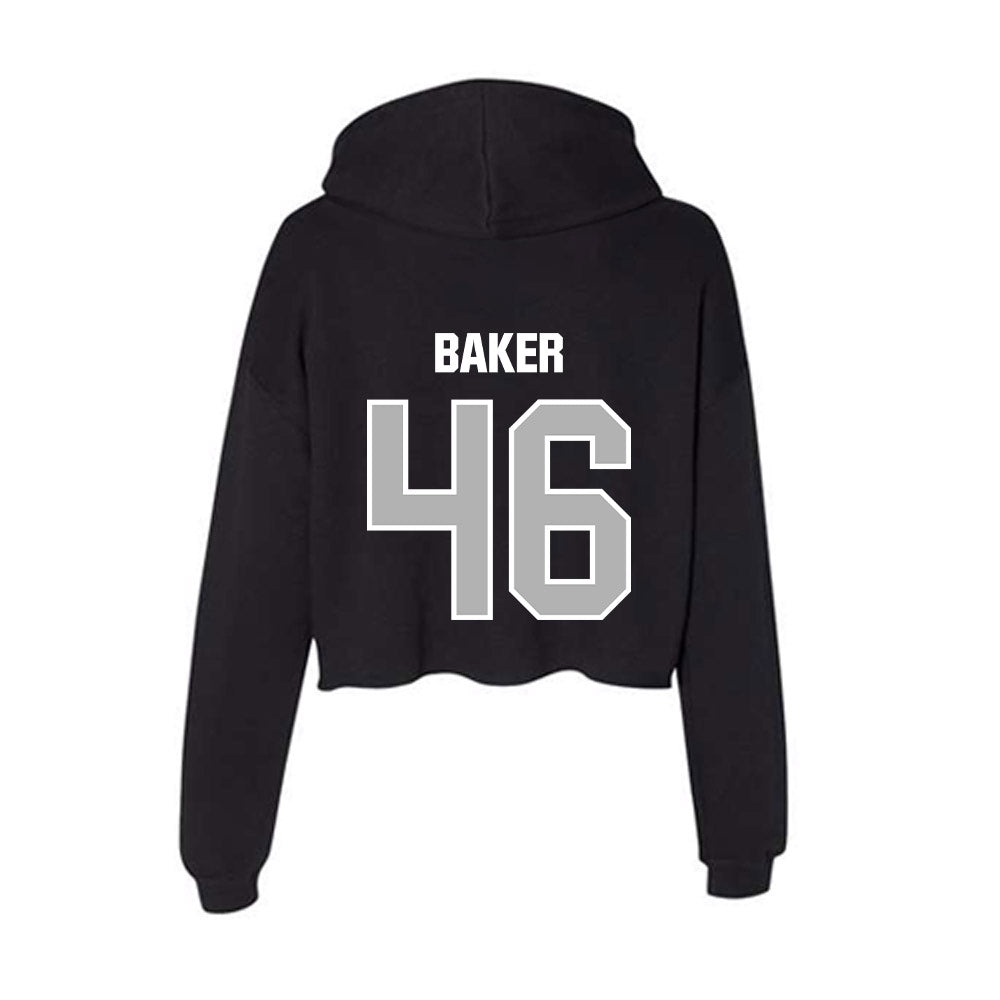 Troy - NCAA Football : Gavyn Baker - Women's Crop Fleece Hoodie-1
