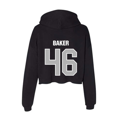 Troy - NCAA Football : Gavyn Baker - Women's Crop Fleece Hoodie-1