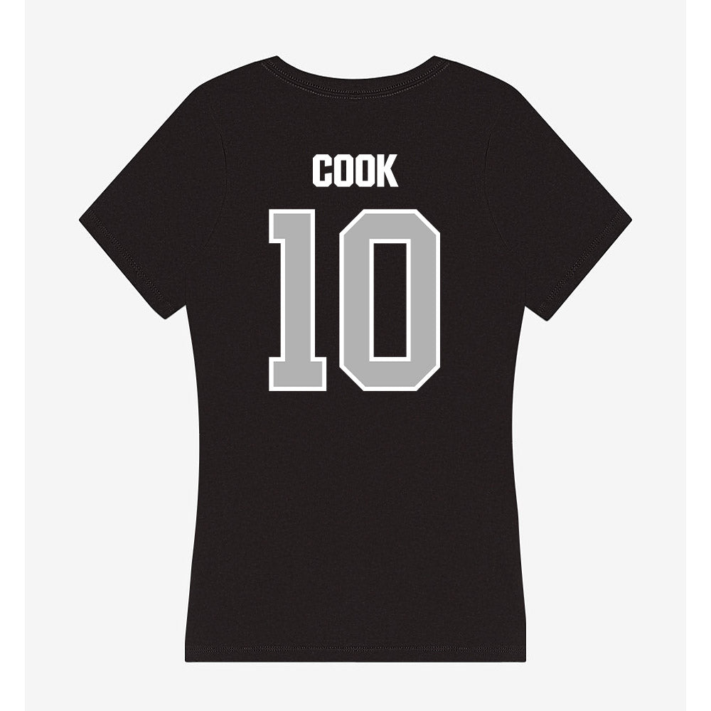 Troy - NCAA Football : Knai Cook - Women's V-Neck T-Shirt-1
