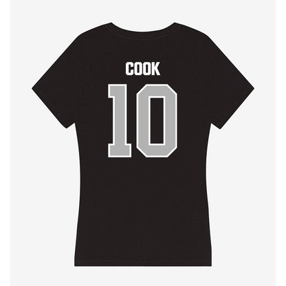 Troy - NCAA Football : Knai Cook - Women's V-Neck T-Shirt-1