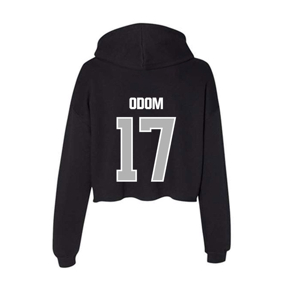 Troy - NCAA Football : Marlin Odom - Women's Crop Fleece Hoodie-1