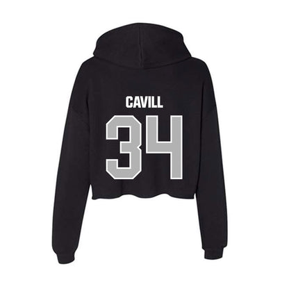 Troy - NCAA Baseball : Blake Cavill - Women's Crop Fleece Hoodie-1