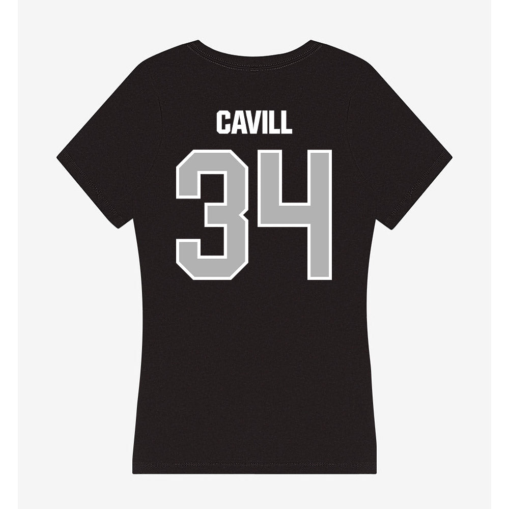 Troy - NCAA Baseball : Blake Cavill - Women's V-Neck T-Shirt-1