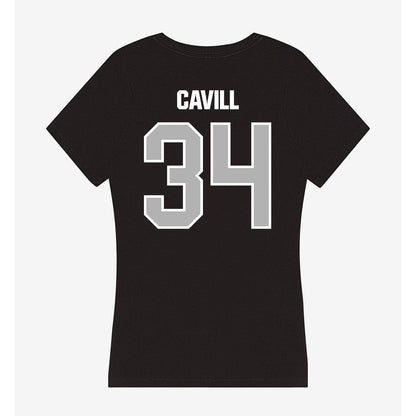 Troy - NCAA Baseball : Blake Cavill - Women's V-Neck T-Shirt-1