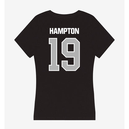 Troy - NCAA Football : Nick Hampton - Women's V-Neck T-Shirt-1