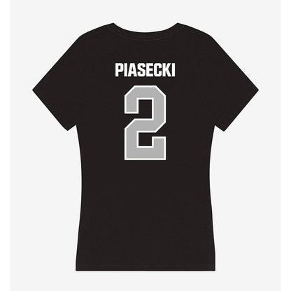 Troy - NCAA Baseball : Aaron Piasecki - Women's V-Neck T-Shirt-1