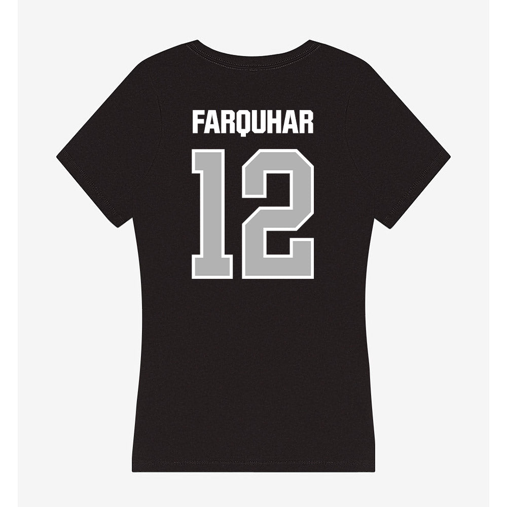 Troy - NCAA Baseball : Tate Farquhar - Women's V-Neck T-Shirt-1