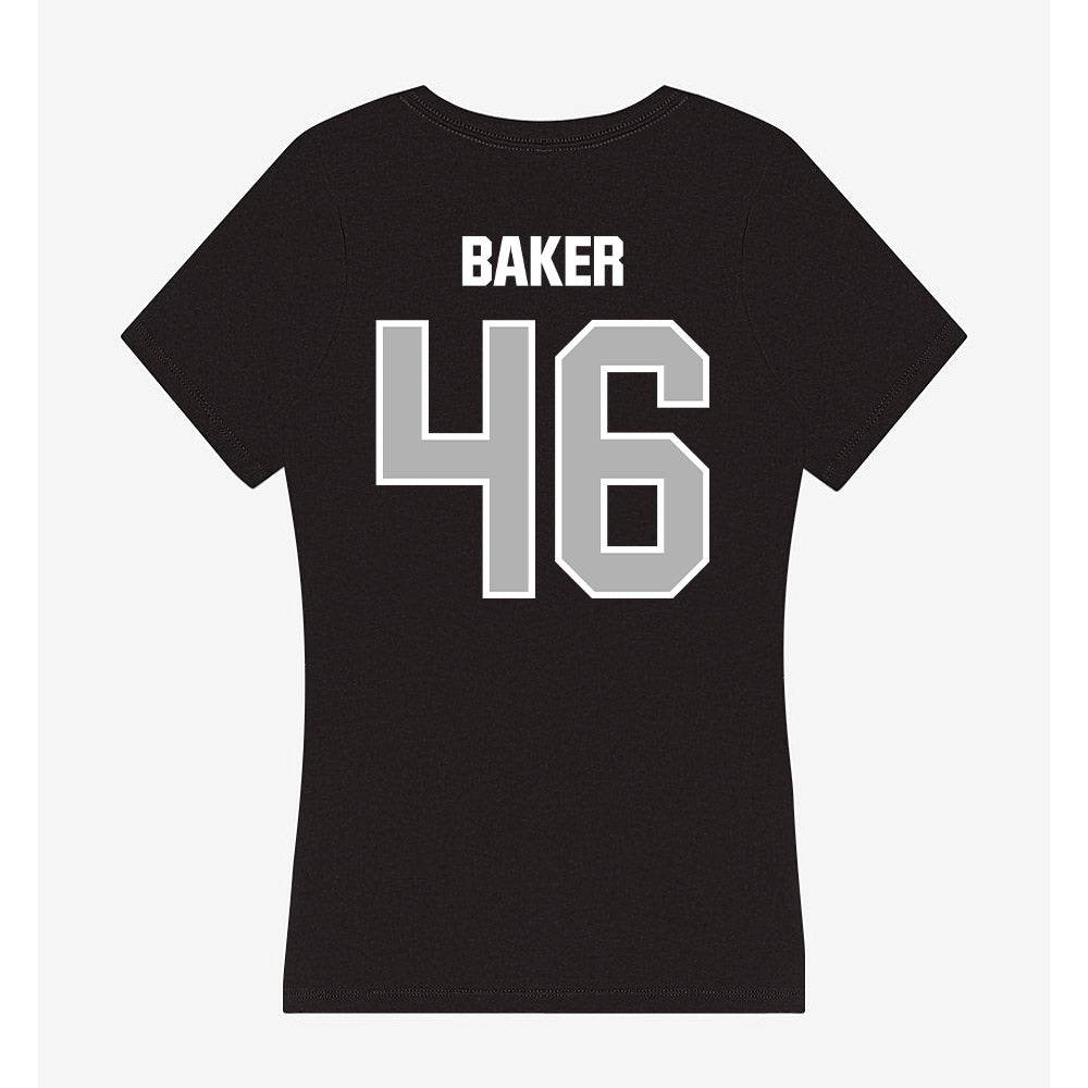 Troy - NCAA Football : Gavyn Baker - Women's V-Neck T-Shirt-1