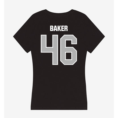 Troy - NCAA Football : Gavyn Baker - Women's V-Neck T-Shirt-1