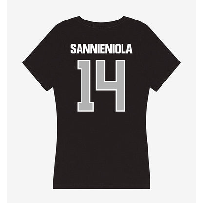 Troy - NCAA Football : Steven Sannieniola - Women's V-Neck T-Shirt-1