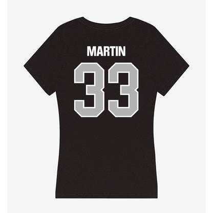 Troy - NCAA Women's Basketball : Taliah Martin - Women's V-Neck T-Shirt-1