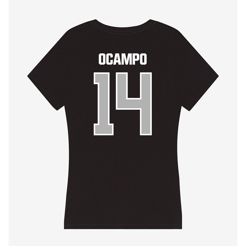 Troy - NCAA Women's Volleyball : Sophie Ocampo - Women's V-Neck T-Shirt-1