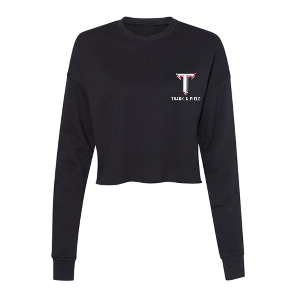 Troy - NCAA Women's Track & Field : Jasmine Jimenez - Women's Cropped Crew Fleece-0