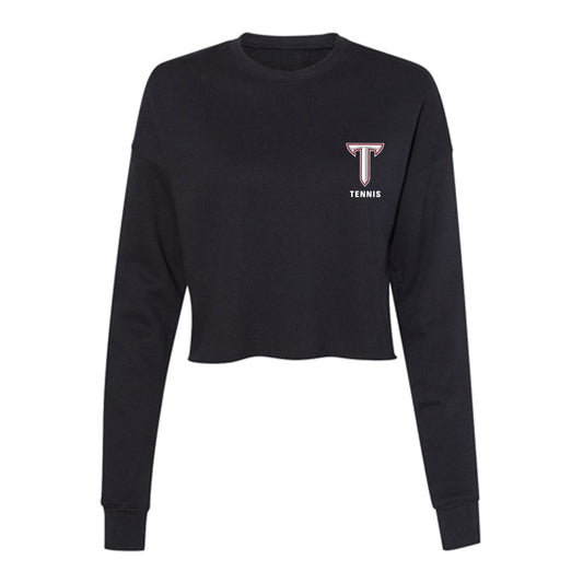 Troy - NCAA Women's Tennis : Hiba Heni - Women's Cropped Crew Fleece-0
