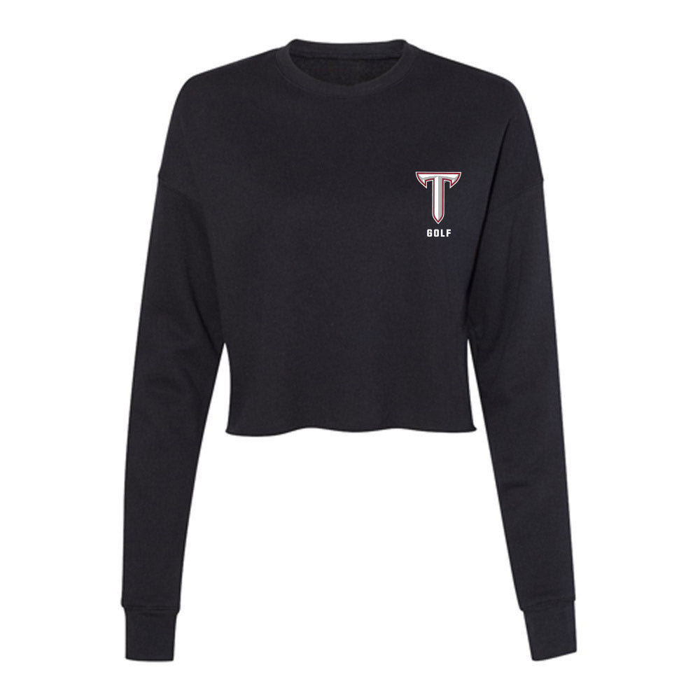 Troy - NCAA Women's Golf : Constanza Quiroga - Women's Cropped Crew Fleece-0