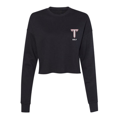 Troy - NCAA Women's Golf : Constanza Quiroga - Women's Cropped Crew Fleece-0