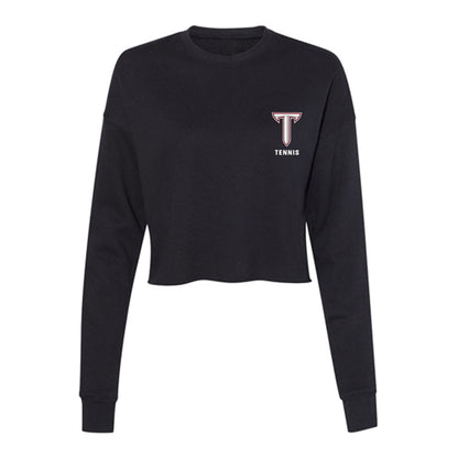 Troy - NCAA Women's Tennis : Sama Hindawy - Women's Cropped Crew Fleece-0