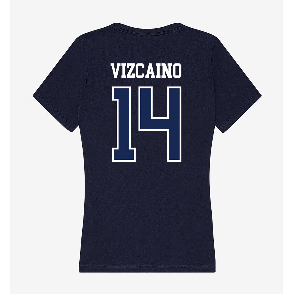 CBU - NCAA Baseball : David Vizcaino - Women's V-Neck T-Shirt-1