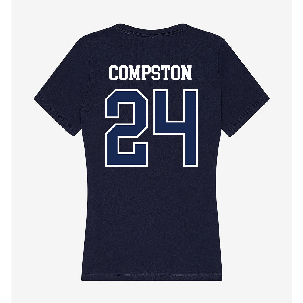 CBU - NCAA Women's Soccer : Amelia Compston - Women's V-Neck T-Shirt-1