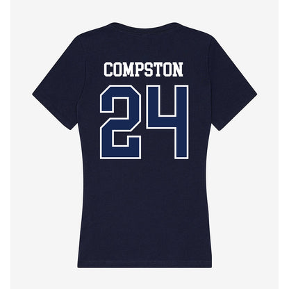 CBU - NCAA Women's Soccer : Amelia Compston - Women's V-Neck T-Shirt-1